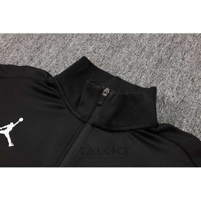 Tuta da Track di Giacca Paris Saint-Germain Jordan 2024-2025 Nero